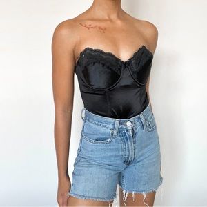 Vintage Corset Lace Bodysuit